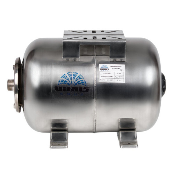 Гидроаккумулятор нерж сталь 24л Vitals aqua UTHS 24
