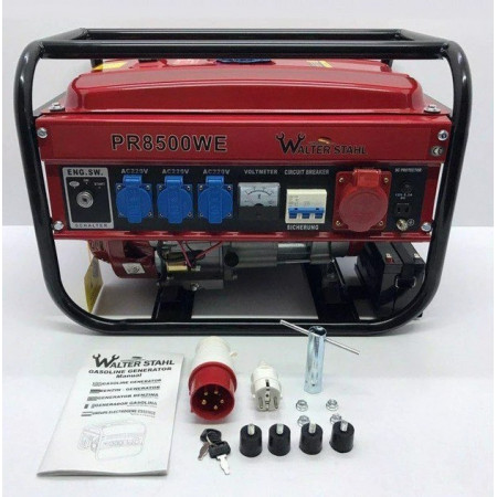 Генератор бензиновый Walter Stahl PR8500W (3-фазный, 2,5 кВт)