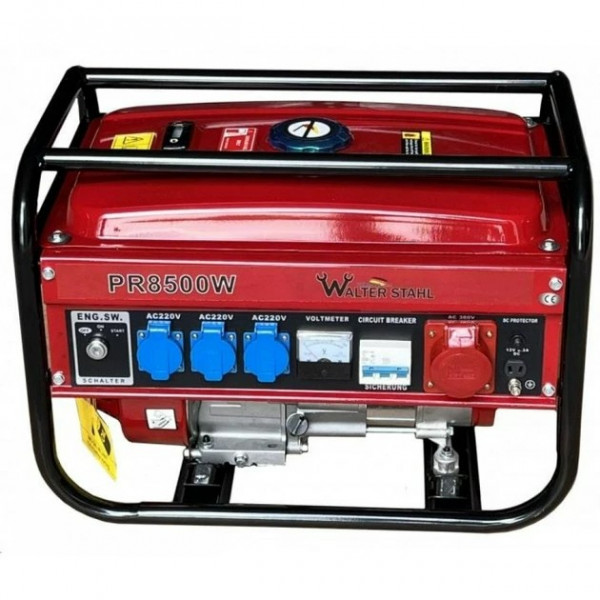 Генератор бензиновый Walter Stahl PR8500W (3-фазный, 2,5 кВт)