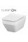 CET Cersanit В217 CREA CLEAN  ON SQUARE підвісний з кришкою дюропласт ліфт SLIM PL