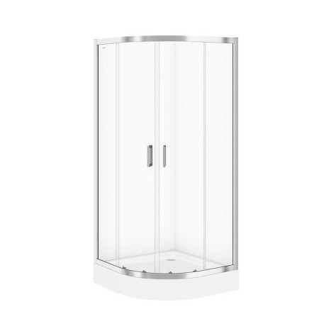 Душова кабіна напівкругла ARTECO  90x90x190 прозоре скло