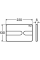 Панель змиву Prevista для бачків Visign for Style 23, матовий хром, Viega 773069