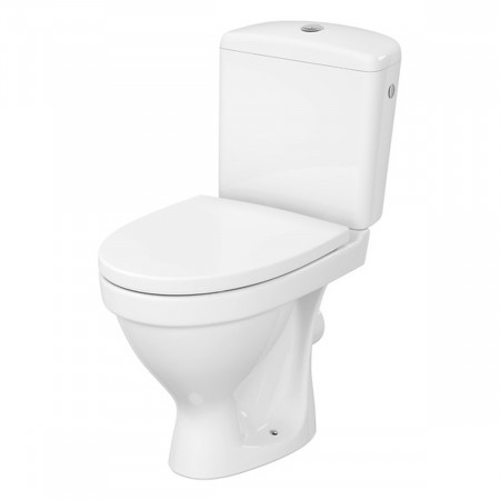 Компакт Cersanit 832 ЕKO II SIMPLEON 010  3/6 з кришкою поліпропілен з металевим кріпленням (UА)