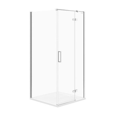 Душова кабіна кутова квадратна JOTA  90x90x195 правосторння  прозоре скло PL
