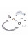 Смеситель для раковины Qtap Jay QTJAY270CRW45551 Chrome/White