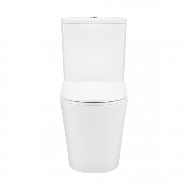 Унітаз-компакт Qtap Scorpio безобідковий з сидінням Soft-close QT14226002W