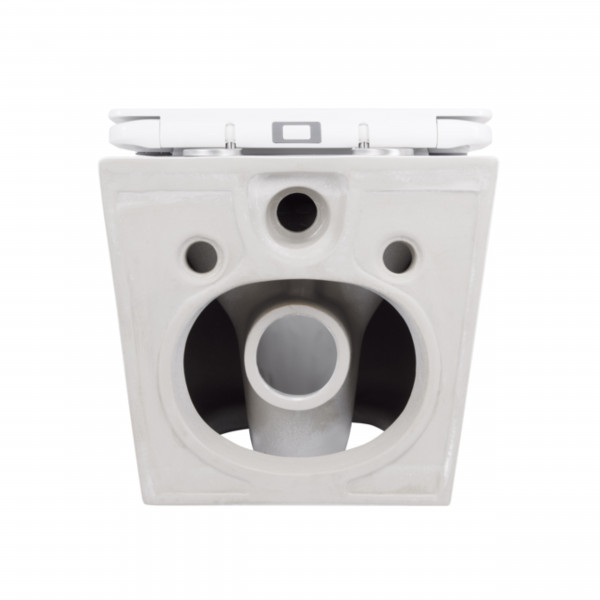 Унітаз підвісний Qtap Swan безобідковий з сідінням Soft-close QT16335178W