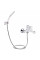 Змішувач для ванни Qtap Grand (з душовим гарнітуром) QTGRAWCR006 Chrome/White
