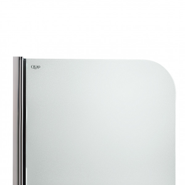 Штора на ванну Qtap Standard CRM407513APL скло Pear 6 мм, 75х140 см, ліва