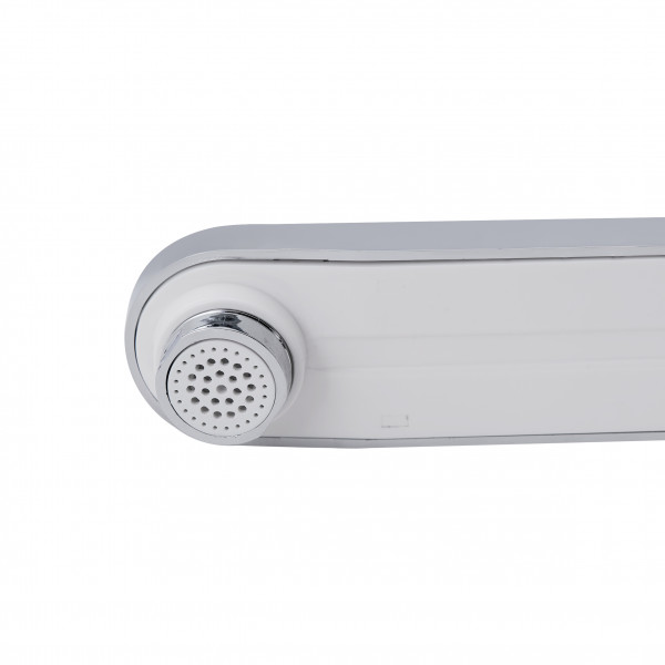 Проточний кран-водонагрівач кухонний для кухні Lidz Warm 061 LDWAR061WCR35431 White / Chrome