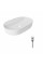Комплект Qtap Scorpio: Раковина накладна овальна 600х400х120 мм White + Донний клапан PU02