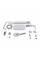 Душова система універсальна Qtap Gemini на три споживача (з виливом) QTGEM111CRW45687 Chrome/White