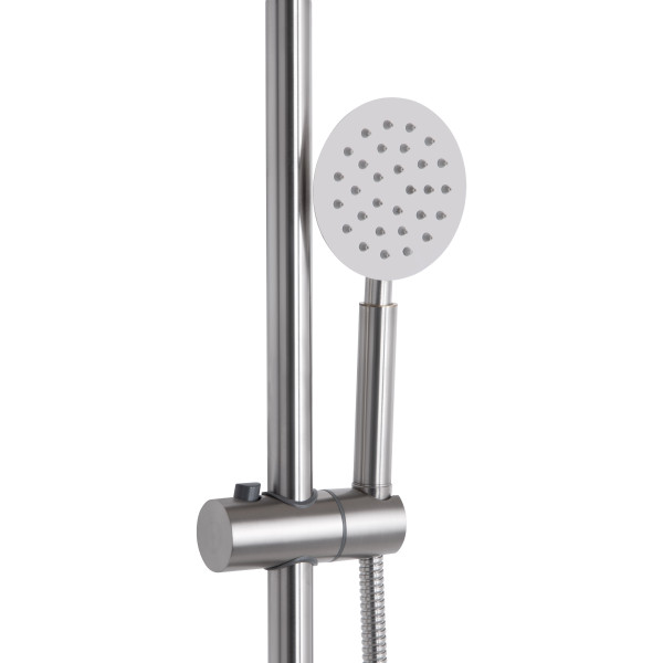 Душевая система универсальная Brinex Pure 1030 на 3 потребителя  Nickel BRIPUR1030NKL