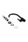 Змішувач для кухні Brinex Pure 015F U-образний  Black Matt BRIPUR015FBLM
