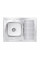 Кухонна мийка Lidz 6080-L 0,6 мм Satin (LIDZ6080L06SAT)