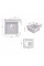 Кухонна мийка Lidz 460х515/200 GRA-09 (LIDZGRA09460515200)