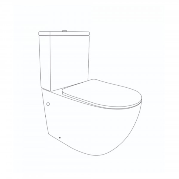 Унітаз підлоговий Qtap Jay Ultra Quiet з сидінням Soft-close 640x360x835 мм QT07222175TW White
