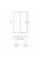Душові двері в нішу Qtap Taurus CRM2012-13.C6 120-130x200 см, скло Clear 6 мм, покриття CalcLess