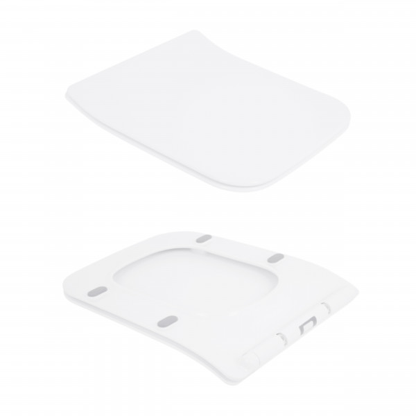 Унітаз підвісний Qtap Crow безобідковий з сідінням Soft-close QT05335170W