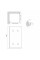 Душова перегородка Qtap Walk-In Standard BLM201.C8 100х200 см, скло Clear 8 мм, покриття CalcLess