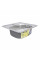 Кухонна мийка Lidz 3838 0,6 мм Satin (LIDZ3838POL06)