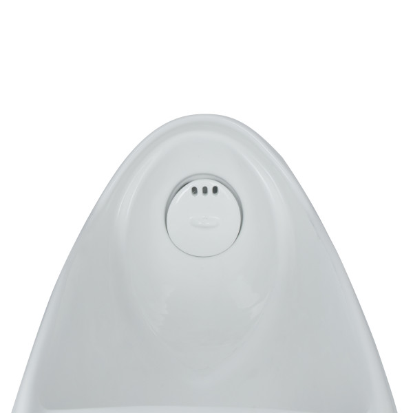 Пісуар підлоговий Qtap Scorpio з ІЧ-датчиком автоматичного змиву 430х370х990 White QT1488101HW