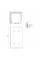 Душова перегородка Qtap Walk-In Standard CRM209.C8 90х200 см, скло Clear 8 мм, покриття CalcLess