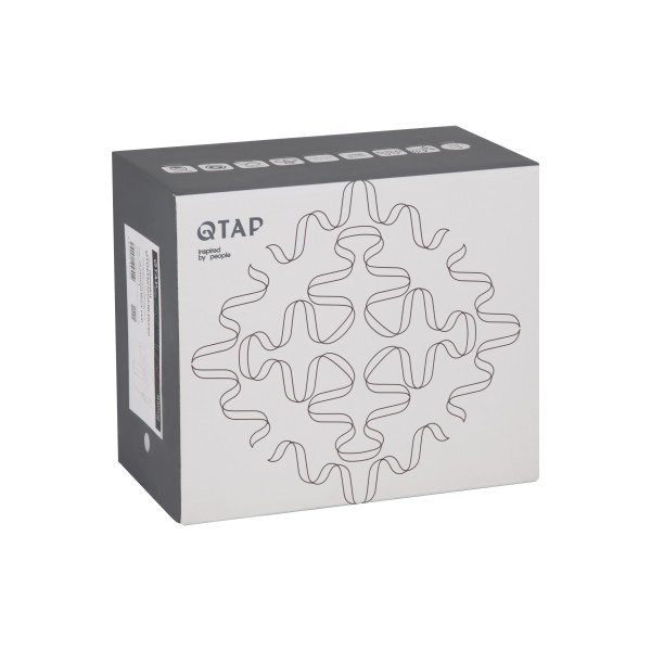 Смеситель для раковины Qtap Gemini (с гигиеническим душем) QTGEM272GMB45692 Gunmetal Black PVD