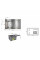 Мойка для кухни интегрированная Lidz Handmade H7849R крыло справа (LDH7849BRUR45591) Brushed Steel 3,0/1,0 мм