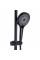 Душова система для душу Qtap Slavonice на два споживача QTSLA110BLM45914 Black Matt