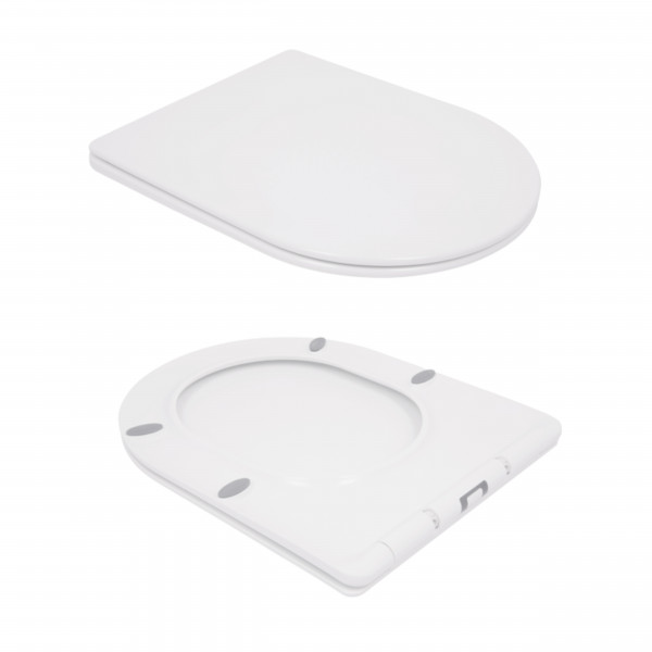 Унітаз підвісний Qtap Swan безобідковий з сідінням Soft-close QT16335178W