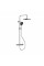 Душевая система универсальная Qtap Sloup на два потребителя QT57103OC Chrome