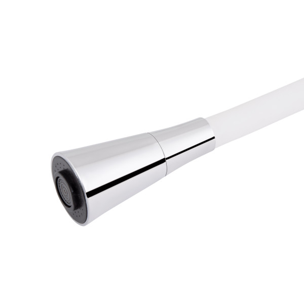 Змішувач для кухні Lidz Tani 007F3 з гнучким виливом (k40) LDTAN007F3WCR40423 White / Chrome