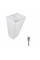 Комплект Qtap Tern: Раковина напольна моноблок 440х380х830 мм White + Донний клапан PU02O