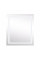 Зеркало Lidz Kubis 700х800 с LED-подсветкой Touch, с антизапотеванием, с диммером, рег. яркости Reverse LD78LF9048070