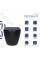 Унітаз підвісний Qtap Robin New Ultra Quiet безобідковий з сидінням Soft-close MATT BLACK QT13332381АSMB