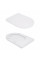 Унітаз-компакт Qtap Robin Ultra Quiet безободковий з сидінням Soft-close QT13226089AW