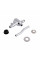 Пісуар підвісний Qtap Crow з краном-дозатором 390х330х660 White QT0588112HW