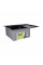 Мийка для кухні інтегрована Lidz Handmade H6350BR крило праворуч (LDH6350BRPVD45590) Brushed Black PVD 3,0/1,0 мм