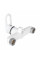 Змішувач для душу Lidz Latwa 010 (з душовим гарнітуром) (k40) LDLAT010WHI45426 White
