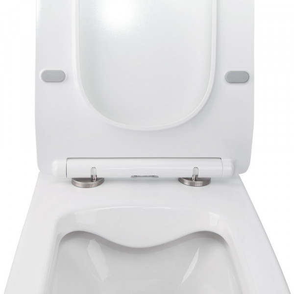 Готове рішення Qtap для ванної кімнати: підвісний унітаз Crow Rimless 520х360х290 + комплект інсталяції Nest 4 в 1 (лінійна клавіша Black mat)