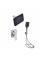 Комплект для душа Qtap Namesti Chrome: Смеситель QTNAM6225102NC + Лейки (QTRUC125CRM45954,QTHLA107CRM45784) + Шланг QTHADPVC200C + QTCRMBH130