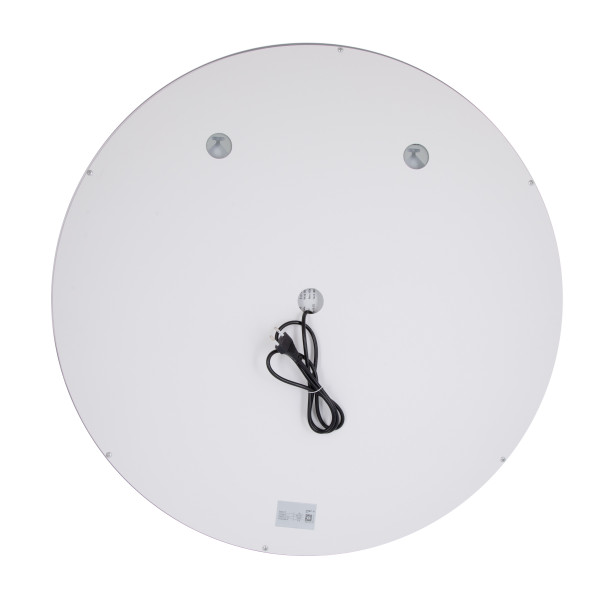 Дзеркало Qtap Mideya R800 з LED-підсвічуванням Touch, з антизапотіванням, димером, рег. яскравості QT2078NCR8080W