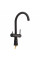 Смеситель для кухни Qtap Kuchyne с подключением для питьевой воды QTKUC92102UB Black Matt