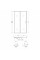 Душові двері в нішу Qtap Taurus CRM201-11.C6 97-108x185 см, скло Clear 6 мм, покриття CalcLess