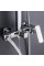Душевая система для кабины Qtap Capricorn на три потребителя (с изливом) 53103KNB Black Matt
