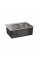 Мийка для кухні інтегрована Lidz Handmade H5845 (LDH5845BRU35384) Brushed Steel 3,0/1,0 мм