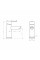 Смеситель для раковины Brinex Pure 001F низкий  Graphite BRIPUR001FGRP