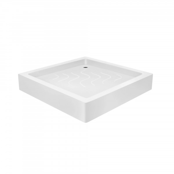 Набір Lidz душова кабіна Wawel SC90x90.SAT.LOW.FR, скло Frost 4 мм + піддон Mazur