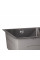 Мийка для кухні з двома чашами інтегрована Lidz Handmade H7843 (LDH7843BPVD45586) Brushed Black PVD 3,0/1,0 мм